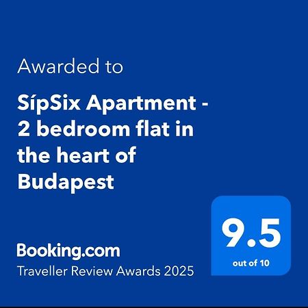 Sipsix Apartment - Modern 2 Bedroom Newly Renovated Flat With Ac In Budapest City Centre 布达佩斯 外观 照片